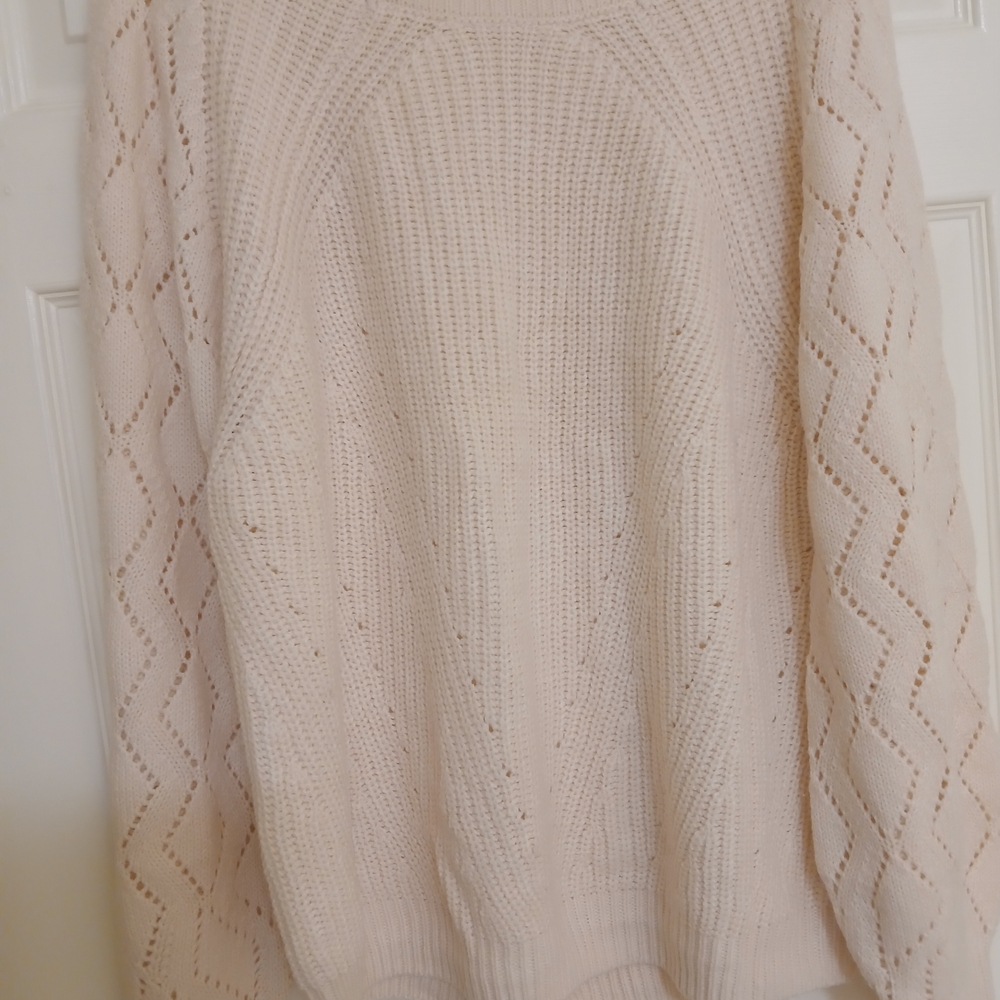 Amazon Essentials Women's Apricot Crew Neck Sweater